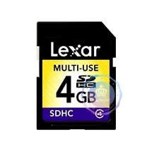 Tarjeta de memoria para cámara Lexar SD SDHC SD C4 4G digital segura clase 4 segunda mano  Embacar hacia Argentina