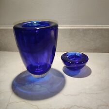 Vaso vetro blu usato  Lumezzane