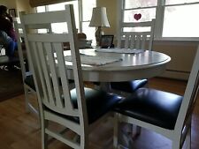 chairs table dining wood for sale  Franklin Lakes