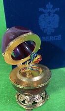Imperial Faberge ~ Emerald Crystal with Rooster Surprise Egg ~ In Box w/ COA, used for sale  Shipping to Canada