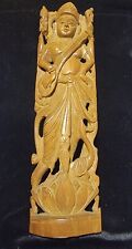 Saraswati cedarwood sculpture for sale  Spanish Fork