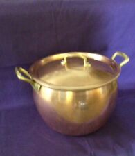Ruffoni 8 Qt Hammered Copper Stock Pot W/Lid for sale  Shipping to South Africa