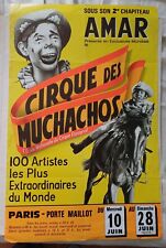 Cirque amar affiche d'occasion  Chailles