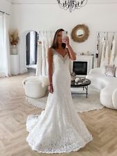 Designer Pronovias Wedding Dress RRP £2320 - size 10/12 Lace Mermaid for sale  Shipping to South Africa