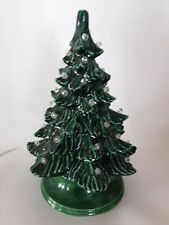 Vintage 1984 Ceramic Table Top Christmas Tree 9 1/2" for sale  Des Plaines
