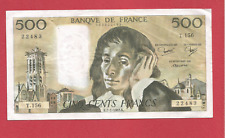 Billet 500 francs d'occasion  Villeneuve-de-Berg