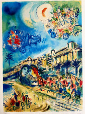 Marc chagall litografia usato  Roma