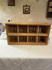 Napa Valley Wooden 96 CD Storage Rack Crate Shelf 8 Slots 23” x 12”X 5" VTG 90s for sale  Shipping to South Africa