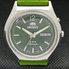 RELOJ ANTIGUO ORIENT AUTOMÁTICO 46941 JAPÓN ESFERA VERDE PARA HOMBRE 595b-a312569-1 segunda mano  Embacar hacia Argentina