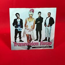 TRANSVISION VAMP I Want Your Love 1988 UK 3-track 7" vinyl single Wendy James 45, usado comprar usado  Enviando para Brazil