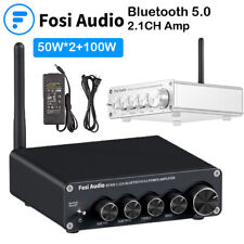 Amplificador de potência de som Fosi Audio BT30D 2.1 canais Bluetooth 5.0 100W+50W*2, usado comprar usado  Enviando para Brazil