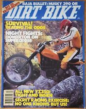 Bicicleta de tierra febrero 1979 de colección revista de motocross MX Yamaha YZ250 Husky 390 o segunda mano  Embacar hacia Argentina
