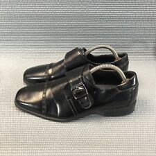 Sapatos sociais masculinos Stacy Adams preto tamanho 6,5 M alça de monge couro, usado comprar usado  Enviando para Brazil