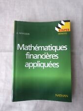 Livre mathématiques financiè d'occasion  Conflans-Sainte-Honorine