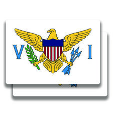Calcomanía de bandera de las Islas Vírgenes de los Estados Unidos 2 pegatinas bogo para camión parachoques de auto 4x4 2 para 1 segunda mano  Embacar hacia Argentina