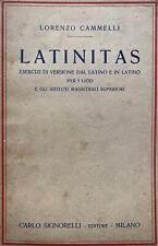 Latinitas esercizi versione usato  Mondragone