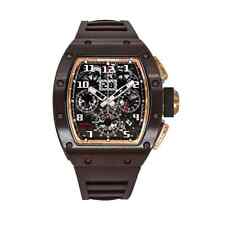 Relógio masculino Richard Mille RM 011 marrom cerâmica ouro rosa TZP edição asiática comprar usado  Enviando para Brazil
