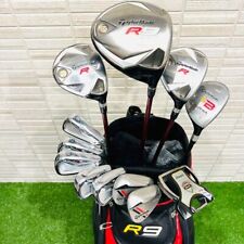 RH TaylorMade R9 full set of 12 Golf Club with Cart Bag Flex S Spider, used for sale  Shipping to South Africa