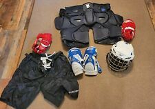 Used, Bauer Hockey Gear Set; Pants, Gloves, Pads, Helmet for sale  Shipping to South Africa