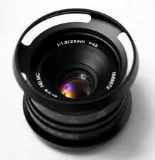 Lente de foco manual 7artisans 25mm F1.8 preta para câmera Canon EOS M EF-M comprar usado  Enviando para Brazil