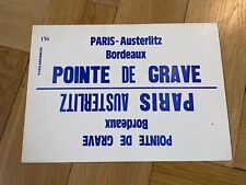 Zuglaufschild paris austerlitz gebraucht kaufen  Idar-Oberstein