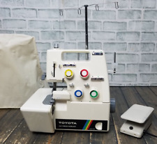 Máquina de coser Toyota 6600 3&4 hilos overlock con cubierta regarradora máquina de coser segunda mano  Embacar hacia Argentina