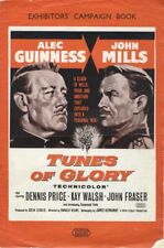 Libro de prensa de campaña de expositores originales de Tunes of Glory Alec Guinness Póster arte segunda mano  Embacar hacia Argentina