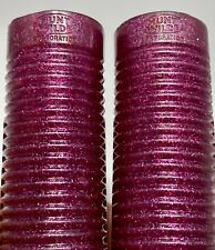 Vintage Hunt Wilde Purple Sparkle Grips Glitter Violet USA Made Muscle Bike Pair, used for sale  Shipping to South Africa