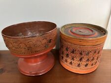 Peaces burmese lacquerware for sale  Seminole