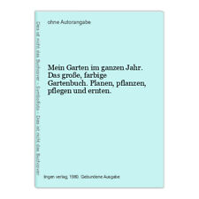 Mein Garten im ganzen Jahr. Das große, farbige Gartenbuch. Planen, pflanzen, pfl comprar usado  Enviando para Brazil