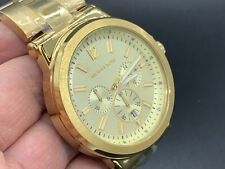 Relógio masculino Michael Kors Dylan cronógrafo tom dourado aço inoxidável MK8278 comprar usado  Enviando para Brazil