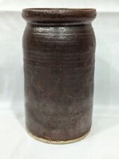 Brown ceramic vase for sale  OLDHAM