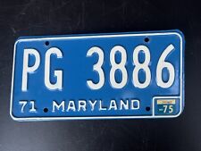 Maryland 1971 blue for sale  Brandywine