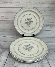 Lot of 4 Cordella Stoneware Japan Dinner Plates Bluet 11" diameter Vintage for sale  Shipping to South Africa