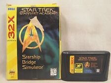 Carro auténtico en caja de Star Trek: Starfleet Academy (SEGA Genesis 32X) segunda mano  Embacar hacia Argentina