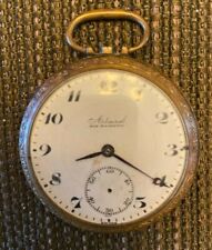 TACY WATCH CO. ADMIRAL NON-MAGNETIC 7 J GOLD FILLED CASE POCKET WATCH 10S for sale  Dixon
