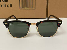 Óculos de sol Ray-Ban Clubmaster verde/tartartaruga usado RB3016 W0366 51mm comprar usado  Enviando para Brazil