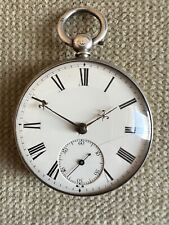 R.Wright & Co. fusee Pocket Watch Silver - 50mm England 1870 Working Condition for sale  Shipping to South Africa