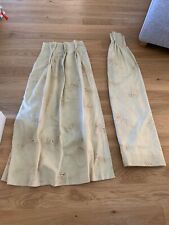 Cream curtains sets for sale  HERTFORD
