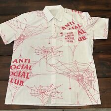 Camisa Anti Social Social Club Crawling In The Dark ASSC com botões tamanho médio comprar usado  Enviando para Brazil