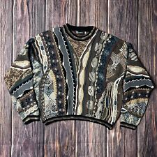 VTG TUNDRA Sweater Mens Large Hip Hop 3D Coogi Textured Canada Mercerized Biggie for sale  Shipping to South Africa