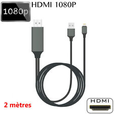 Cable Phone Vers Hdmi Tv Pour Tout IPhone IPad Connecteur 2m 1080P Digital Av comprar usado  Enviando para Brazil