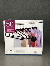 Conjunto de 50 cabides de veludo flocado premium antiderrapante para terno/camisa/calça M51E comprar usado  Enviando para Brazil