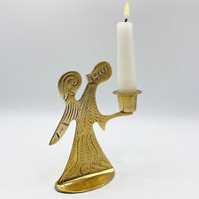 HAMPTON BRASS Vintage Angel Candle Holder with Intricate Carved Details - India for sale  Shipping to South Africa