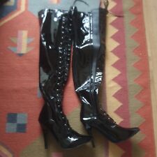 pvc thigh boots 7 for sale  WELLINGBOROUGH