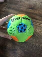 Balón de fútbol oficial diseño deportivo talla 1 cosido colores neón segunda mano  Embacar hacia Argentina