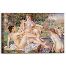 Renoir le grandi bagnanti design quadro stampa tela dipinto telaio arredo casa, usado comprar usado  Enviando para Brazil