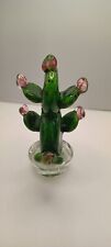 Glass flowering cactus for sale  Dixon