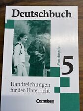 Deutschbuch handreichungen den gebraucht kaufen  Aachen
