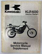 Kawasaki klr600 service for sale  Saint Albans
